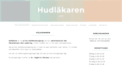 Desktop Screenshot of hudlakaren.se